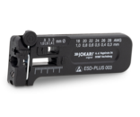 JOKARI Precision Wire Stripper PWS ESD-PLUS 003 made of electrostatically dissipative material for stripping fine conductors, strands and wires from 0.30 to 1 mm Ø