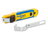 JOKARI Cable Knife System 4-70 with intelligent interchangeable bracket system for stripping common round cables 8 - 35 mmø