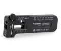 JOKARI Precision Wire Stripper PWS ESD-PLUS 002 made of electrostatically dissipative material for stripping fine conductors, strands and wires from 0.25 to 0.80 mm Ø