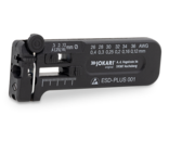 JOKARI Präzisions-Abisolierwerkzeug ESD-PLUS 001 aus elektrostatisch ableitendem Material zum Abisolieren feiner Leiter, Litzen und Drähte von 0,12 bis 0,40 mm Ø