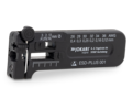 JOKARI Precision Wire Stripper PWS ESD-PLUS 001 made of electrostatically dissipative material for stripping fine conductors, strands and wires from 0.12 to 0.40 mm Ø